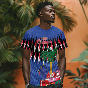 Haiti Afro Christmas Personalized T shirt Festive Vibes