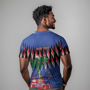 Haiti Afro Christmas Personalized T shirt Festive Vibes