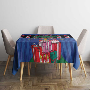 Haiti Afro Christmas Personalized Tablecloth Festive Vibes