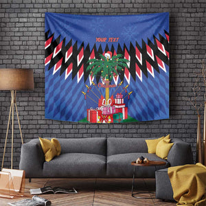 Haiti Afro Christmas Personalized Tapestry Festive Vibes