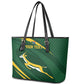 Personalized South Africa Bokke Leather Tote Bag Minimalism Style