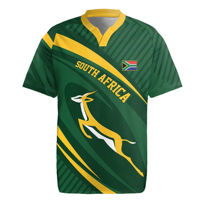 Personalized South Africa Bokke Rugby Jersey Minimalism Style