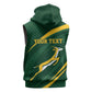 Personalized South Africa Bokke Sleeveless Hoodie Minimalism Style - African Pride