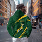 Personalized South Africa Bokke Zip Hoodie Minimalism Style