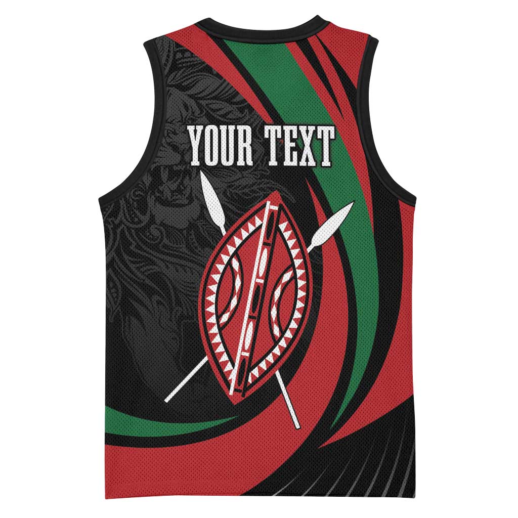 Kenya Personalized Basketball Jersey Mashujaa Day Lion Warrior LT7