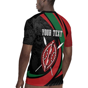 Kenya Personalized Rugby Jersey Mashujaa Day Lion Warrior