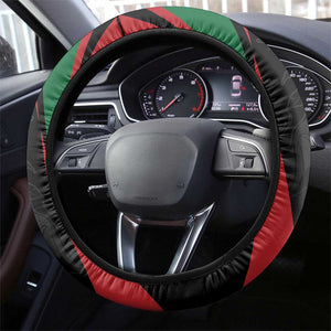 Kenya Steering Wheel Cover Mashujaa Day Lion Warrior