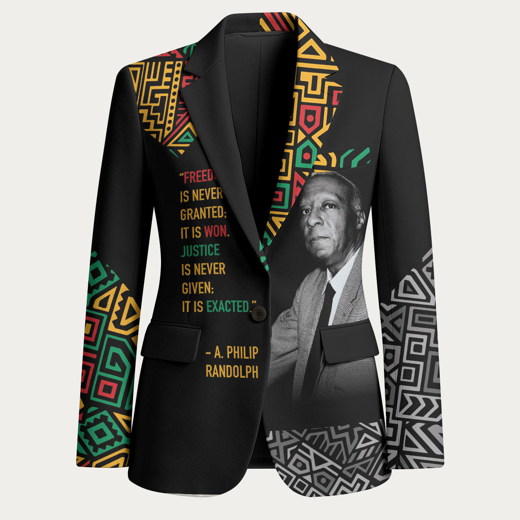 African American Activist Blazer Famous Quotes A Philip Randolph