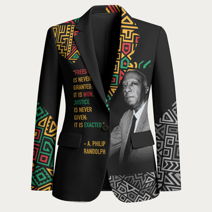 African American Activist Blazer Famous Quotes A Philip Randolph