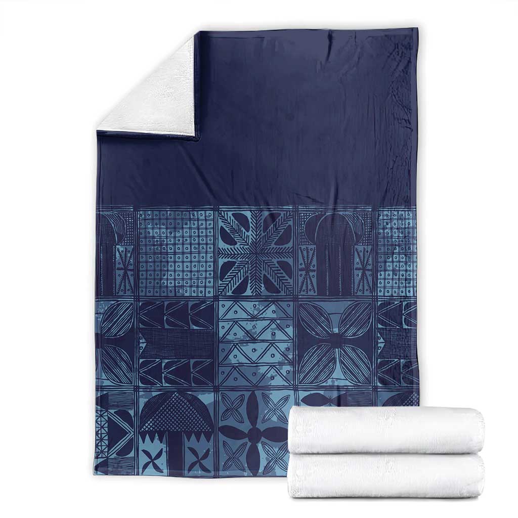 Yoruba Adire Eleko Patterns Blanket Indigo Vintage