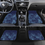 Yoruba Adire Eleko Patterns Car Mats Indigo Vintage