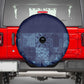 Yoruba Adire Eleko Patterns Spare Tire Cover Indigo Vintage