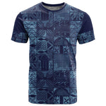 Yoruba Adire Eleko Patterns T shirt Indigo Vintage