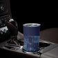 Yoruba Adire Eleko Patterns Tumbler Cup Indigo Vintage