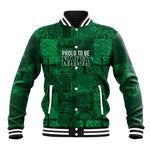 Nigeria Yoruba Adire Patterns Baseball Jacket Proud To Be Naija