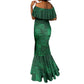Nigeria Yoruba Adire Patterns Mermaid Dress Proud To Be Naija