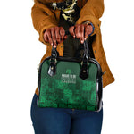 Nigeria Yoruba Adire Patterns Shoulder Handbag Proud To Be Naija
