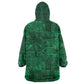 Nigeria Yoruba Adire Patterns Wearable Blanket Hoodie Proud To Be Naija