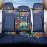 Pura Vida Costa Rica Personalized Back Car Seat Cover Oxcart Ornate Inspired - African Pride