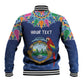 Pura Vida Costa Rica Personalized Baseball Jacket Oxcart Ornate Inspired - African Pride