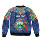 Pura Vida Costa Rica Personalized Bomber Jacket Oxcart Ornate Inspired - African Pride