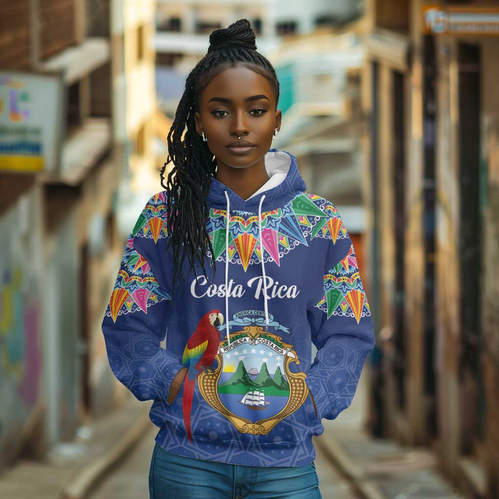Pura Vida Costa Rica Personalized Hoodie Oxcart Ornate Inspired - African Pride