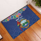 Pura Vida Costa Rica Personalized Rubber Doormat Oxcart Ornate Inspired - African Pride