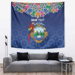 Pura Vida Costa Rica Personalized Tapestry Oxcart Ornate Inspired - African Pride