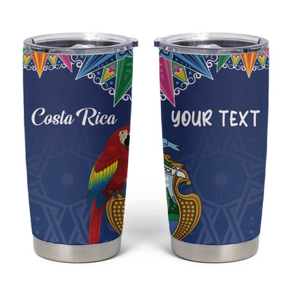 Pura Vida Costa Rica Personalized Tumbler Cup Oxcart Ornate Inspired - African Pride