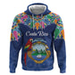 Pura Vida Costa Rica Personalized Zip Hoodie Oxcart Ornate Inspired - African Pride