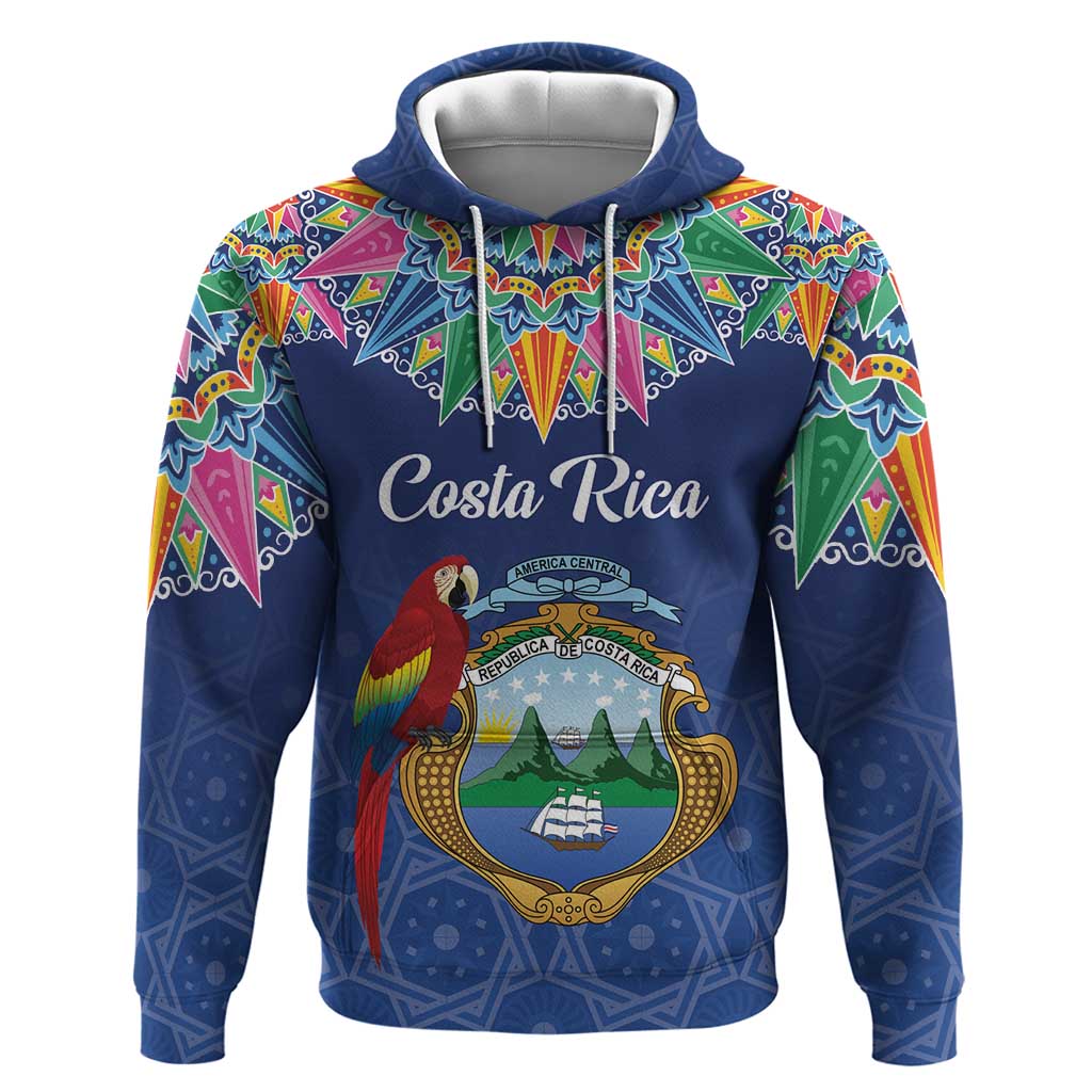 Pura Vida Costa Rica Personalized Zip Hoodie Oxcart Ornate Inspired - African Pride