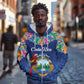 Pura Vida Costa Rica Personalized Zip Hoodie Oxcart Ornate Inspired - African Pride