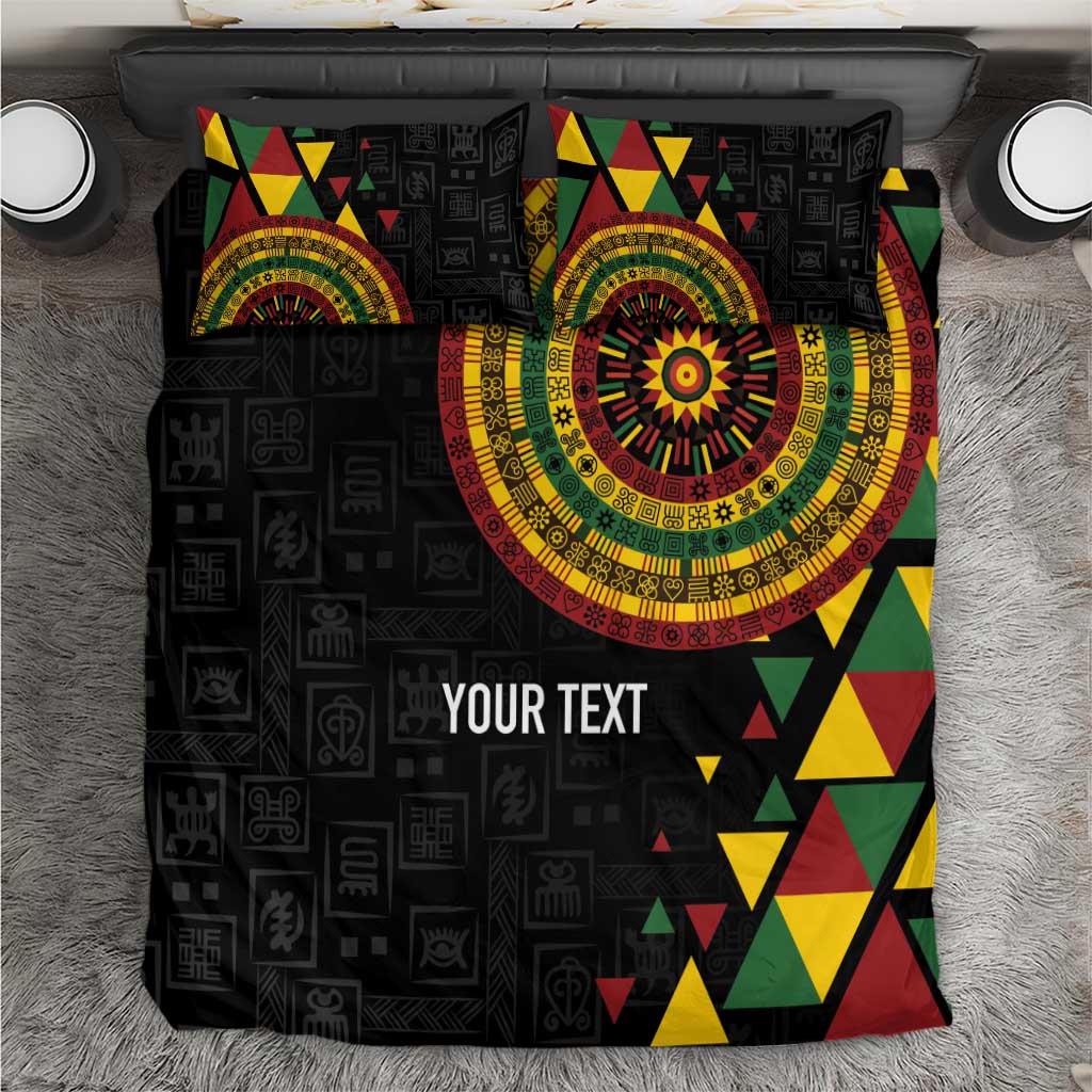 Personalized Adinkra Afro-Akan Culture Bedding Set Afrikan Colors