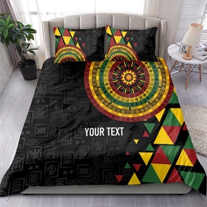 Personalized Adinkra Afro-Akan Culture Bedding Set Afrikan Colors