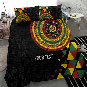 Personalized Adinkra Afro-Akan Culture Bedding Set Afrikan Colors