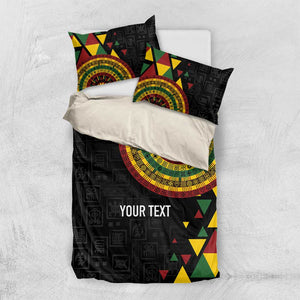 Personalized Adinkra Afro-Akan Culture Bedding Set Afrikan Colors