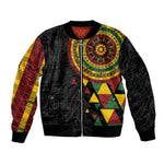 Personalized Adinkra Afro-Akan Culture Bomber Jacket Afrikan Colors
