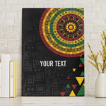Personalized Adinkra Afro-Akan Culture Canvas Wall Art Afrikan Colors