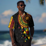Personalized Adinkra Afro-Akan Culture Hawaiian Shirt Afrikan Colors
