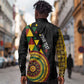 Personalized Adinkra Afro-Akan Culture Long Sleeve Button Shirt Afrikan Colors