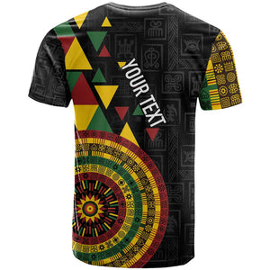 Personalized Adinkra Afro-Akan Culture T shirt Afrikan Colors