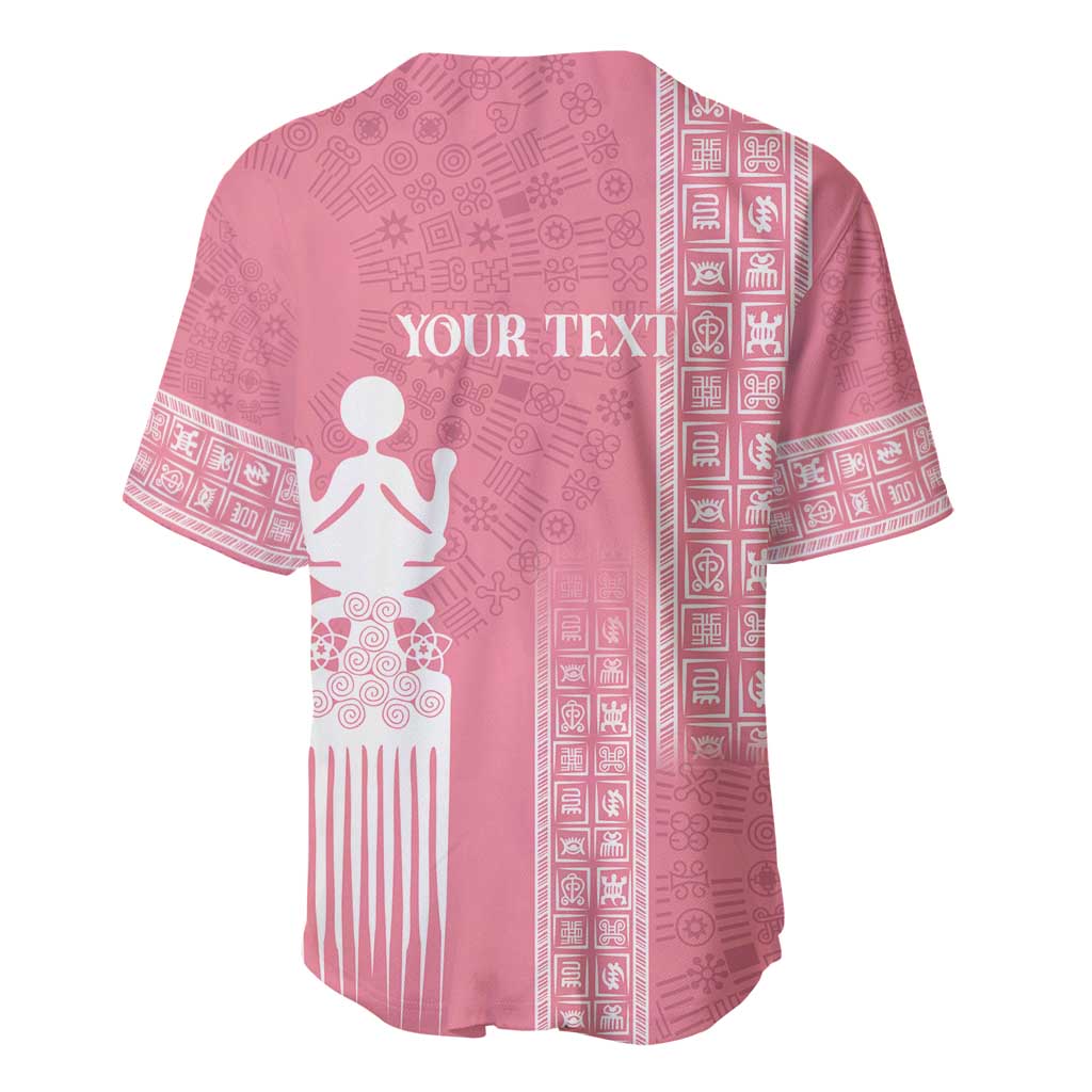 Personalized Adinkra Afro-Akan Culture Baseball Jersey Duafe - Women's Day