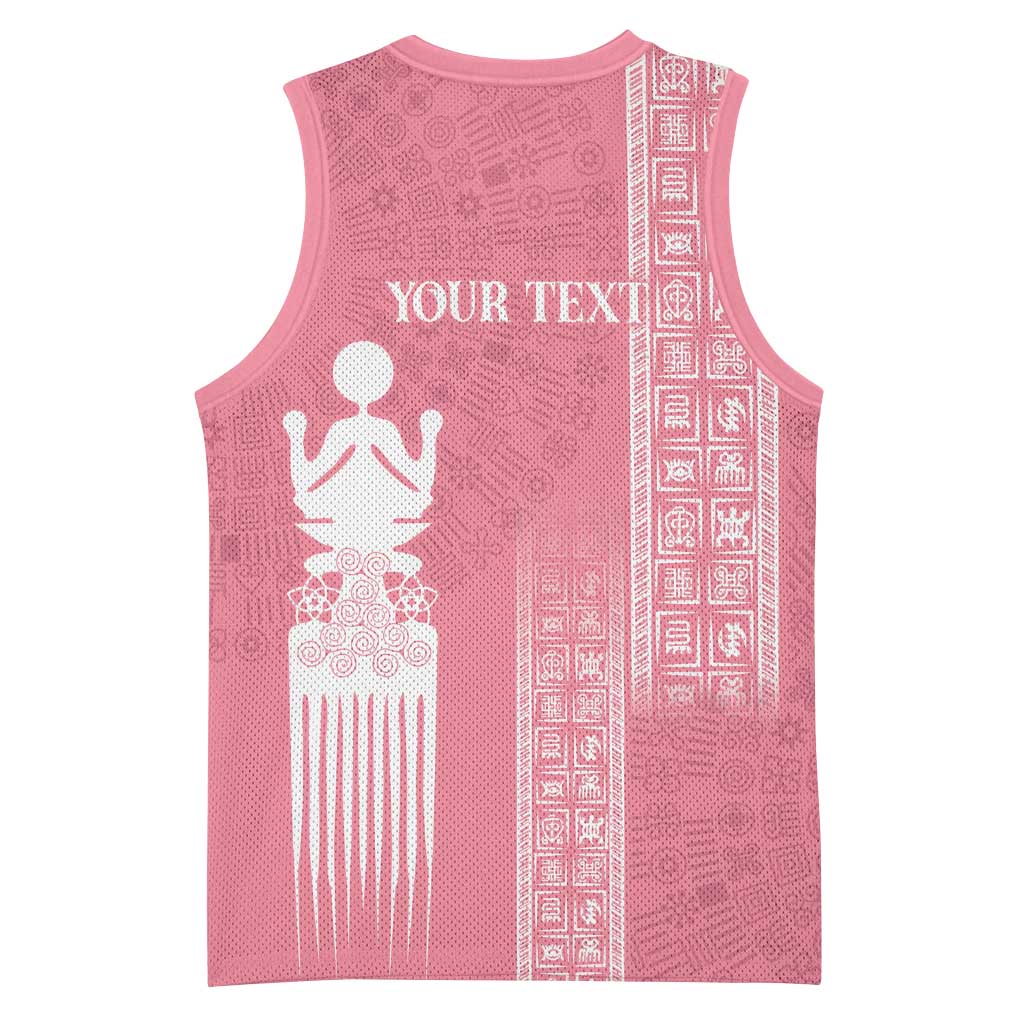 Personalized Adinkra Afro-Akan Culture Basketball Jersey Duafe - Women's Day LT7