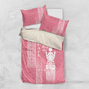 Personalized Adinkra Afro-Akan Culture Bedding Set Duafe - Women's Day