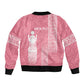 Personalized Adinkra Afro-Akan Culture Bomber Jacket Duafe - Women's Day