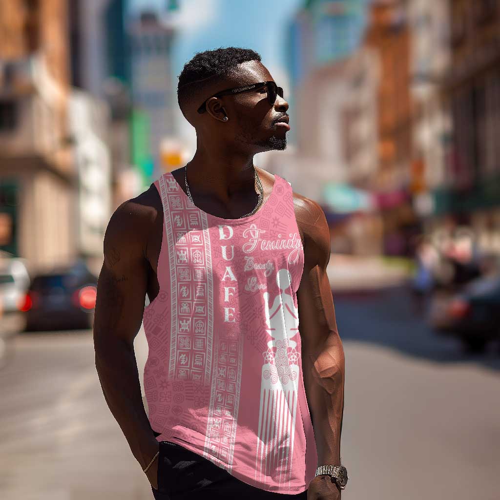 Personalized Adinkra Afro-Akan Culture Men Tank Top Duafe - Women's Day