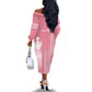 Personalized Adinkra Afro-Akan Culture Off The Shoulder Long Sleeve Dress Duafe - Women's Day