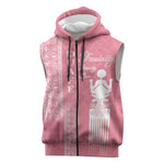 Personalized Adinkra Afro-Akan Culture Sleeveless Zip Hoodie Duafe - Women's Day - African Pride