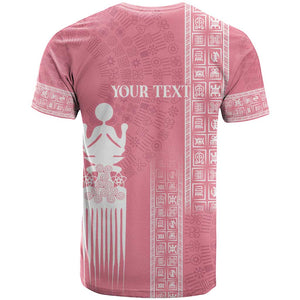 Personalized Adinkra Afro-Akan Culture T shirt Duafe - Women's Day
