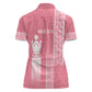 Personalized Adinkra Afro-Akan Culture Women Polo Shirt Duafe - Women's Day